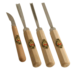 Two Cherries Chisels 515-3424 Two Cherries Small Four Piece Set 515-3424